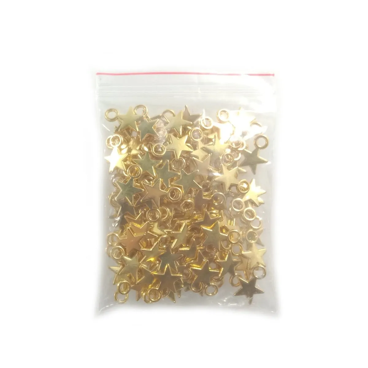 120pcs Stars Silver Gold Colour Tiny For Necklaces Bracelets Pendants Charms DIY