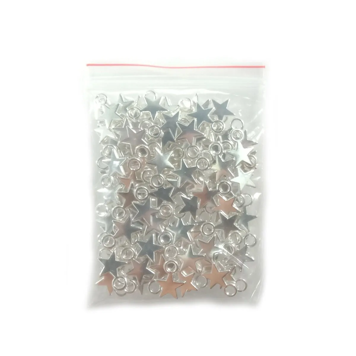 120pcs Stars Silver Gold Colour Tiny For Necklaces Bracelets Pendants Charms DIY