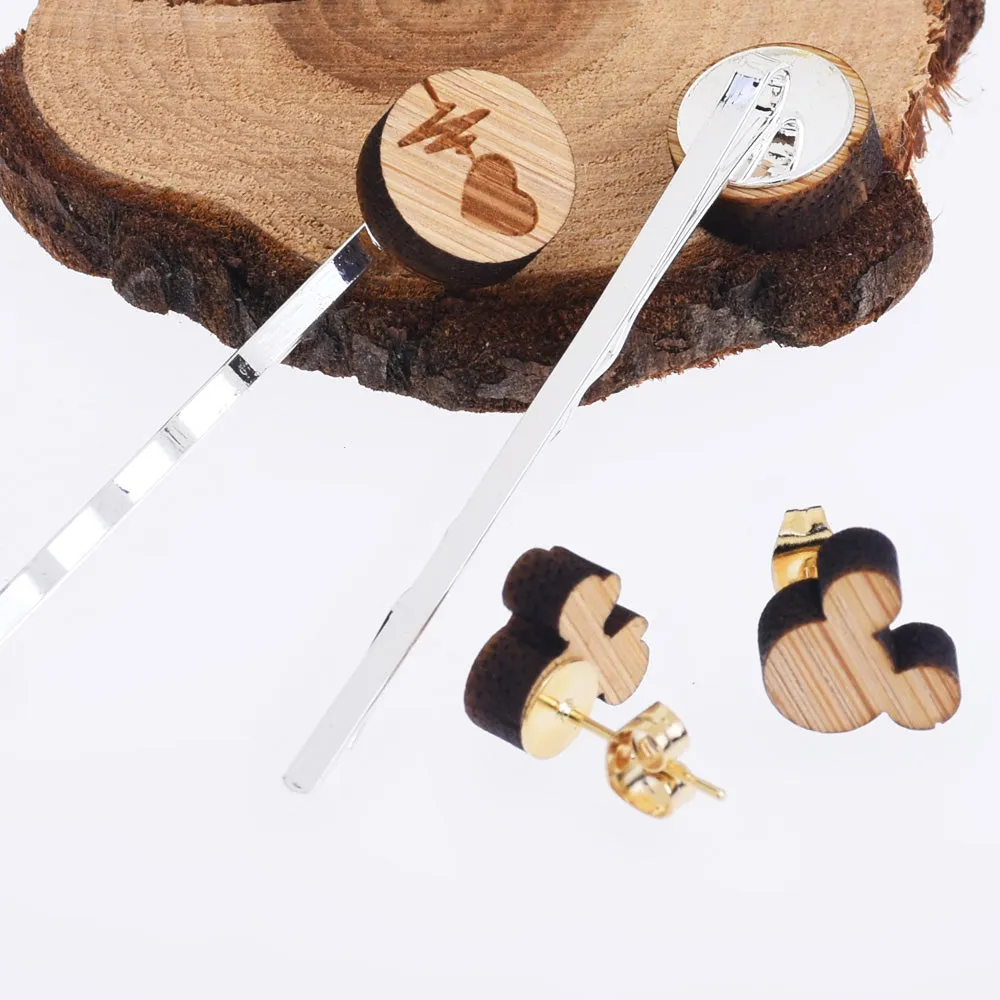 12*9mm DIY Laser Cut Wooden Camera Charms Wood Charm Laser Cut Supplies Earring Supplies Wood Cabochons 6pcs 10261174