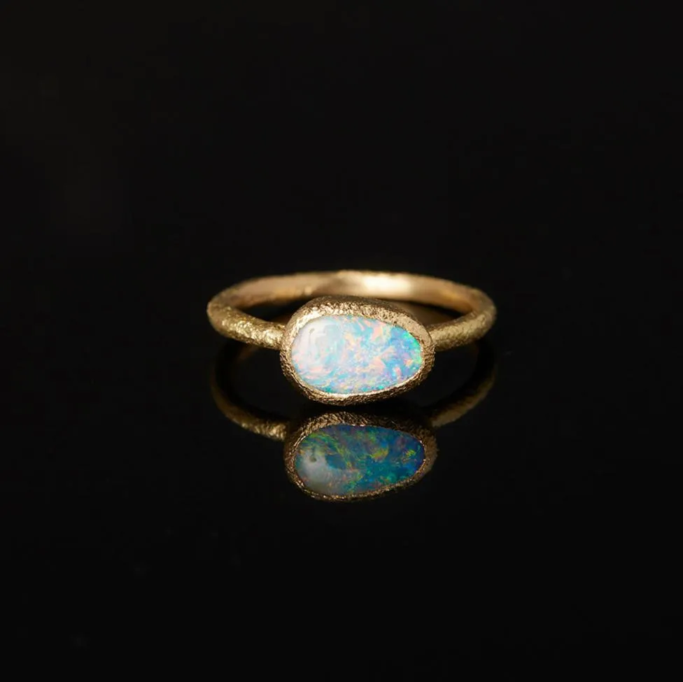 1.48 Carat One-of-a-Kind Boulder Opal Ring | OP9-OOAK