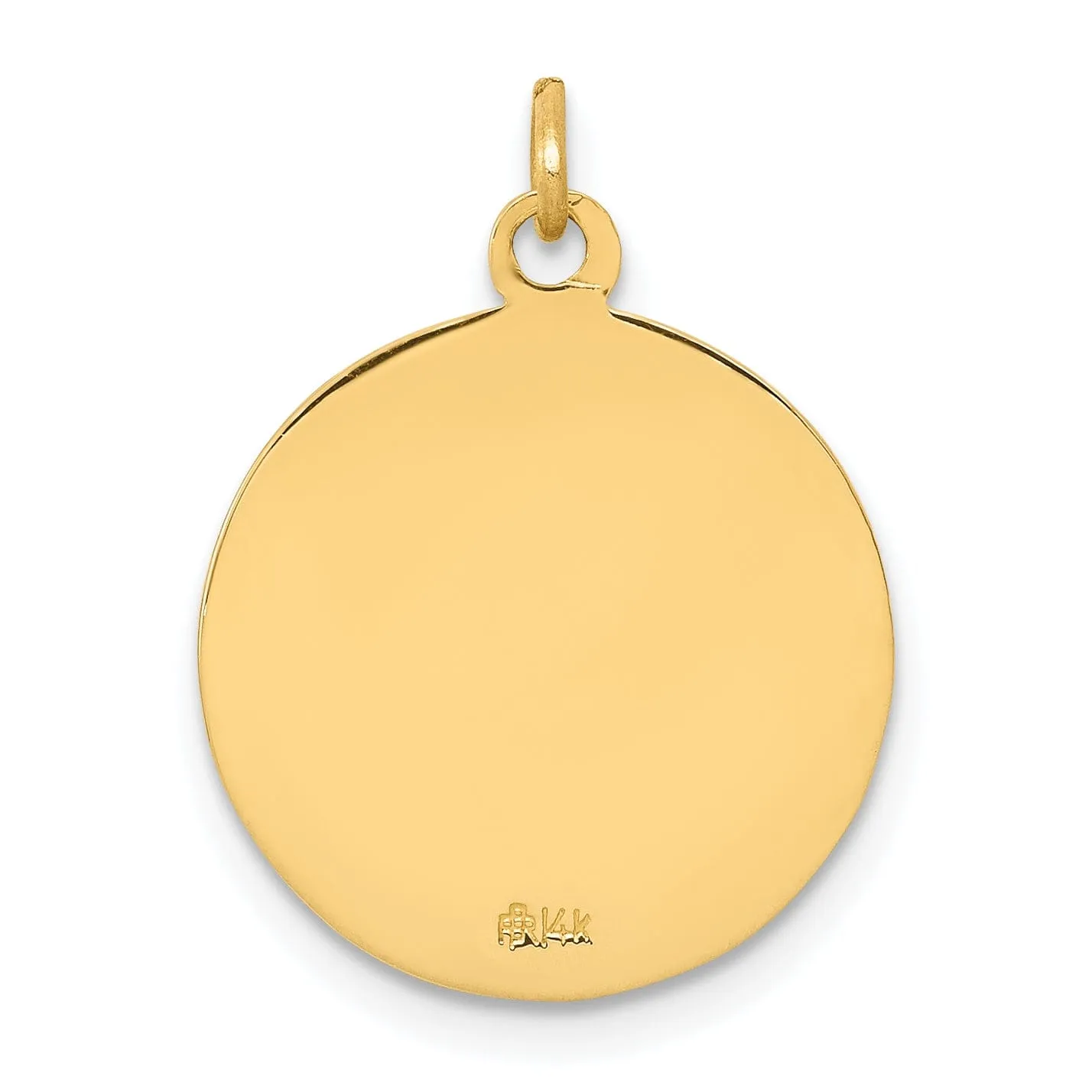 14k Yellow Gold Saint Matthew Medal Pendant