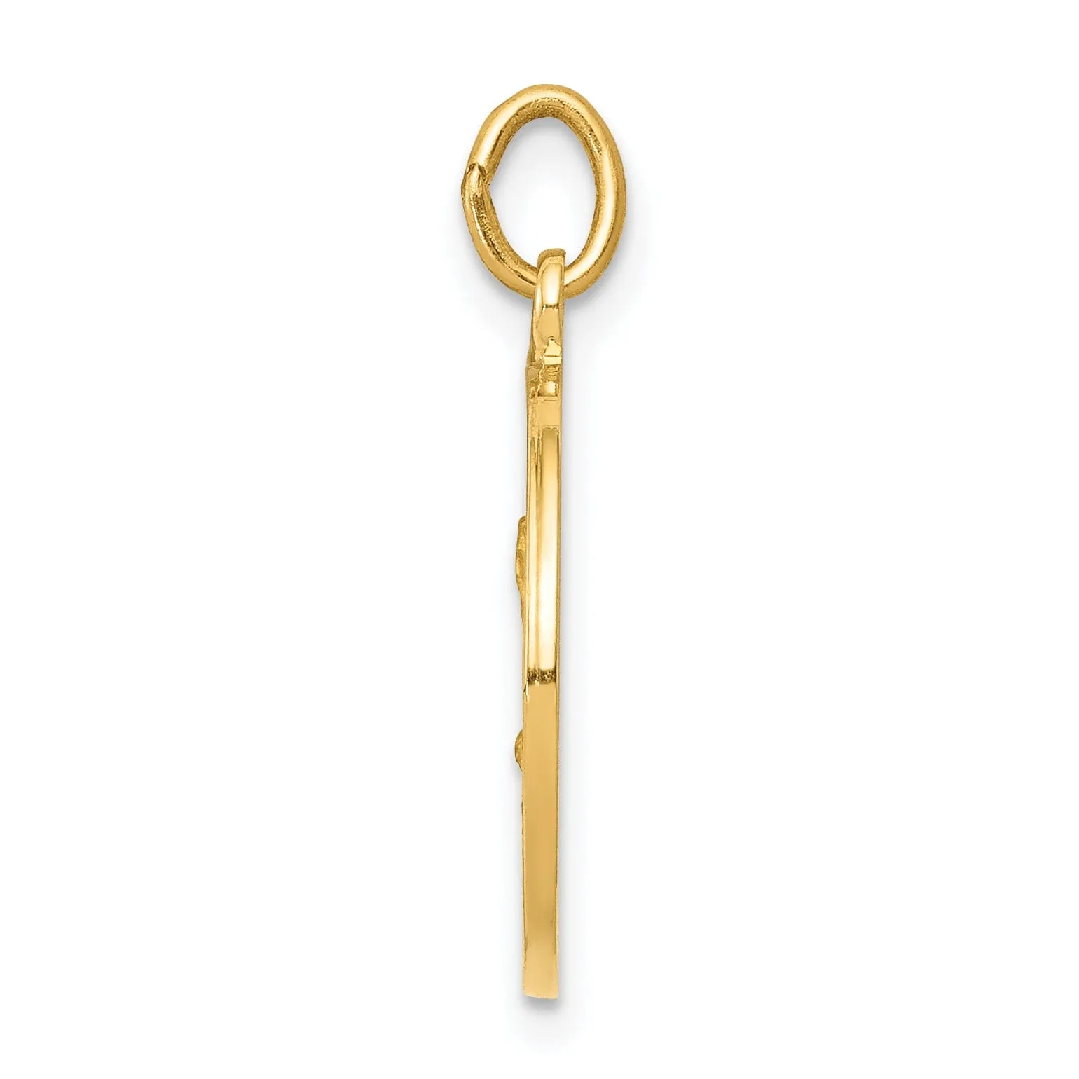 14k Yellow Gold Saint Matthew Medal Pendant