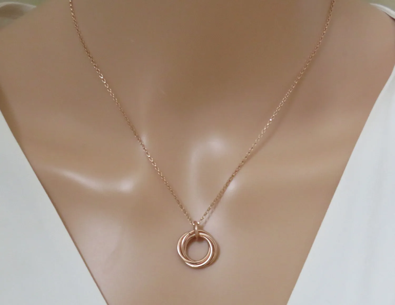 40th Birthday Gift | Rose Gold Birthday Necklace | 40th Birthday Gift for Women