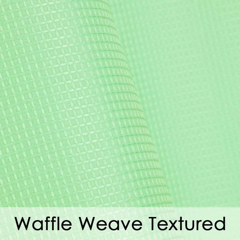 72""*72"" Polyester Waffle Weave Plaid Bathroom Shower Curtain Waterproof Wrinkle Resistant Privacy Protection Decorative Home Hotel Bath Curtain