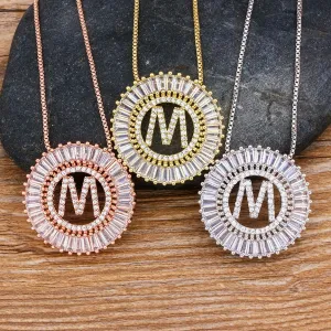 A-Z Letter Pendant Necklaces For Women