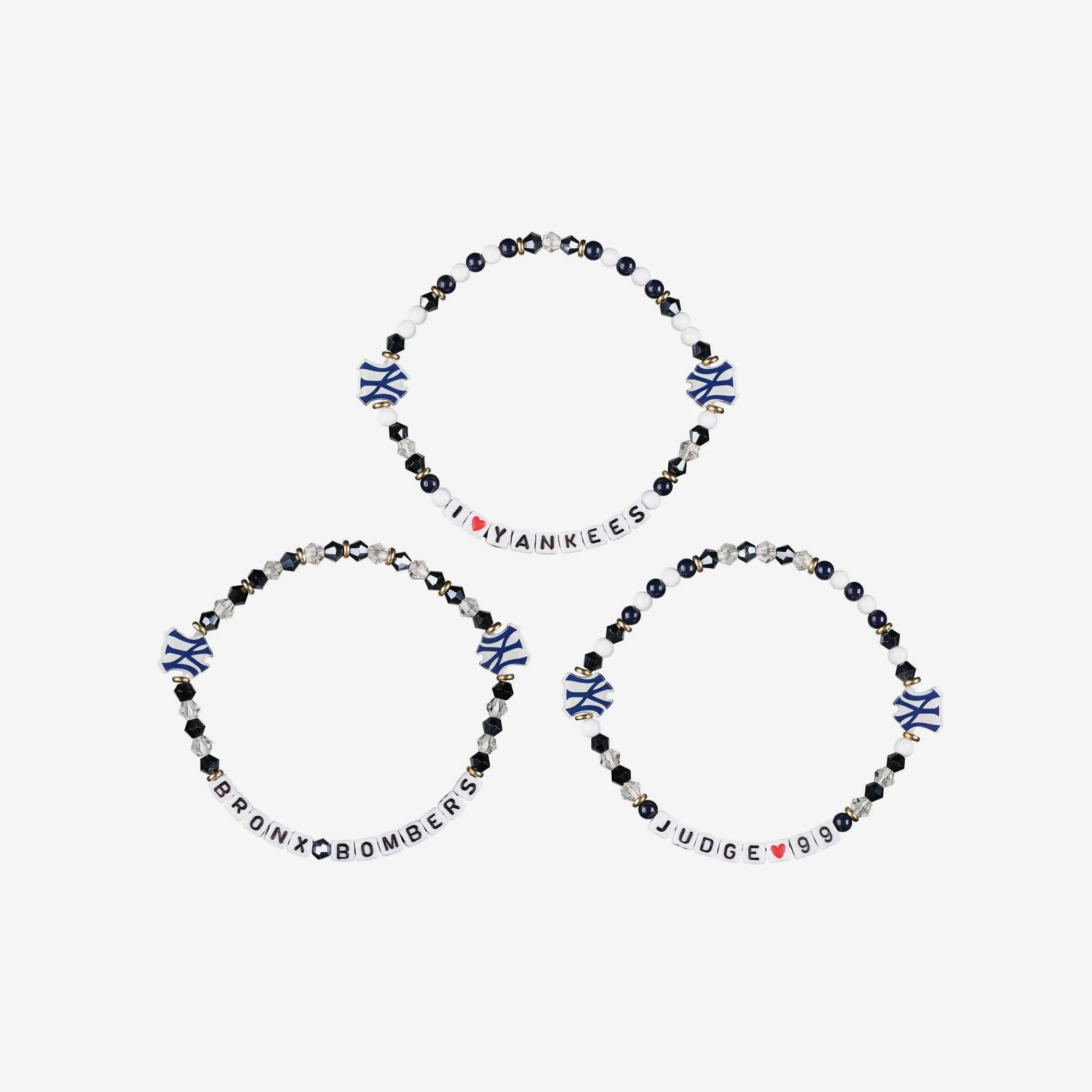 Aaron Judge New York Yankees 3 Pack Player Friendship Bracelet