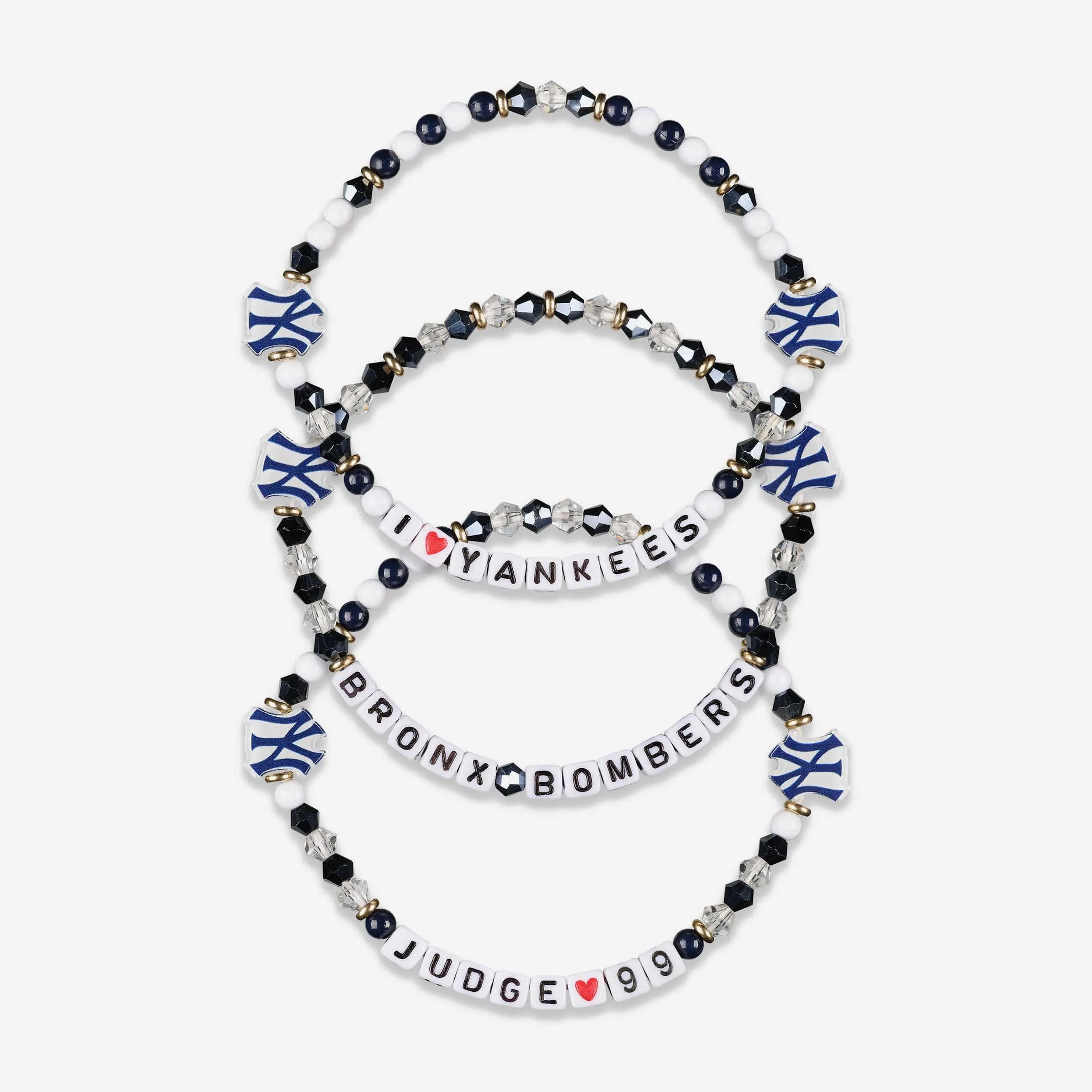 Aaron Judge New York Yankees 3 Pack Player Friendship Bracelet