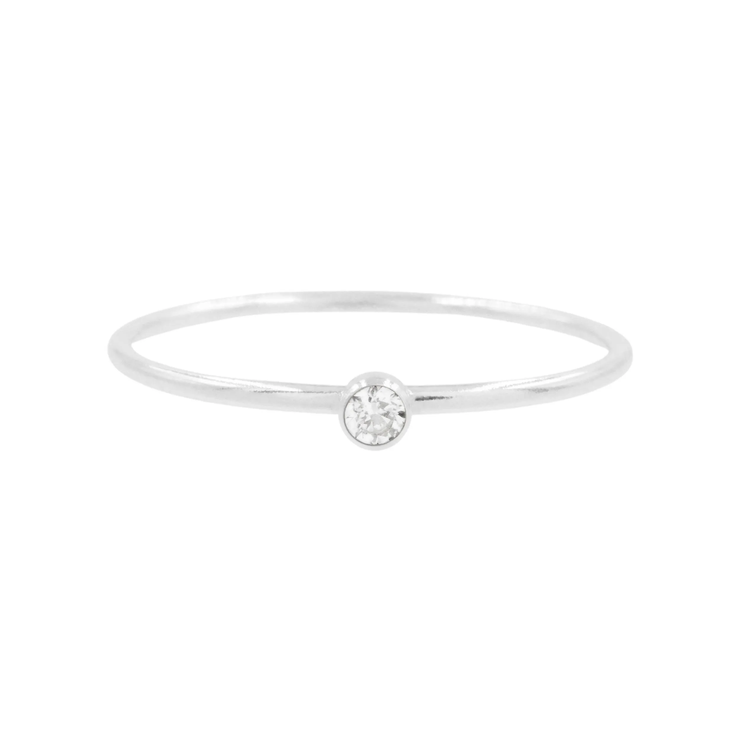 April Birthstone Ring