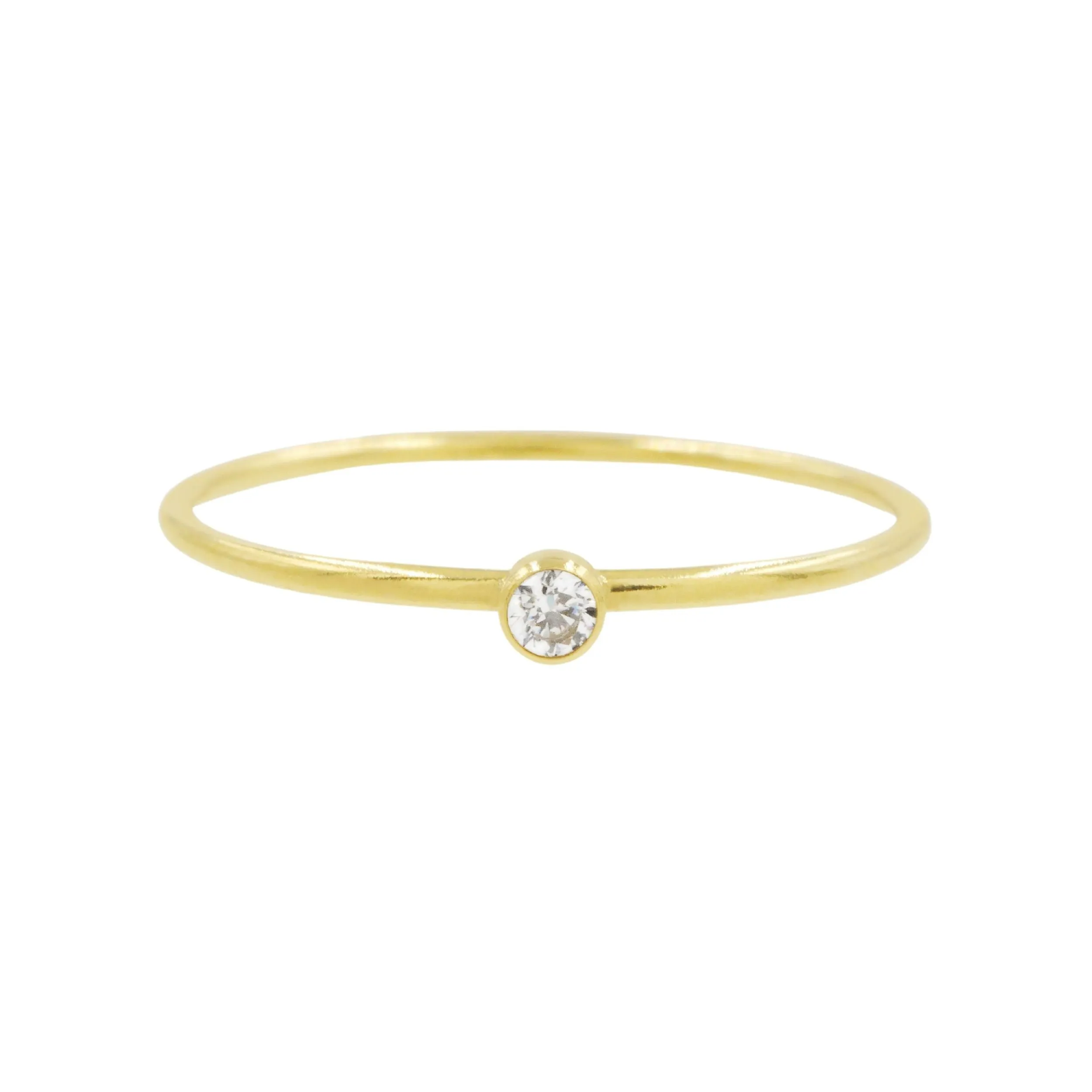 April Birthstone Ring