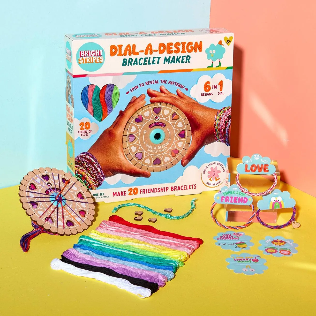 Arts and Crafts | Dial- A- Design Bracelet Maker | Bright Stripes