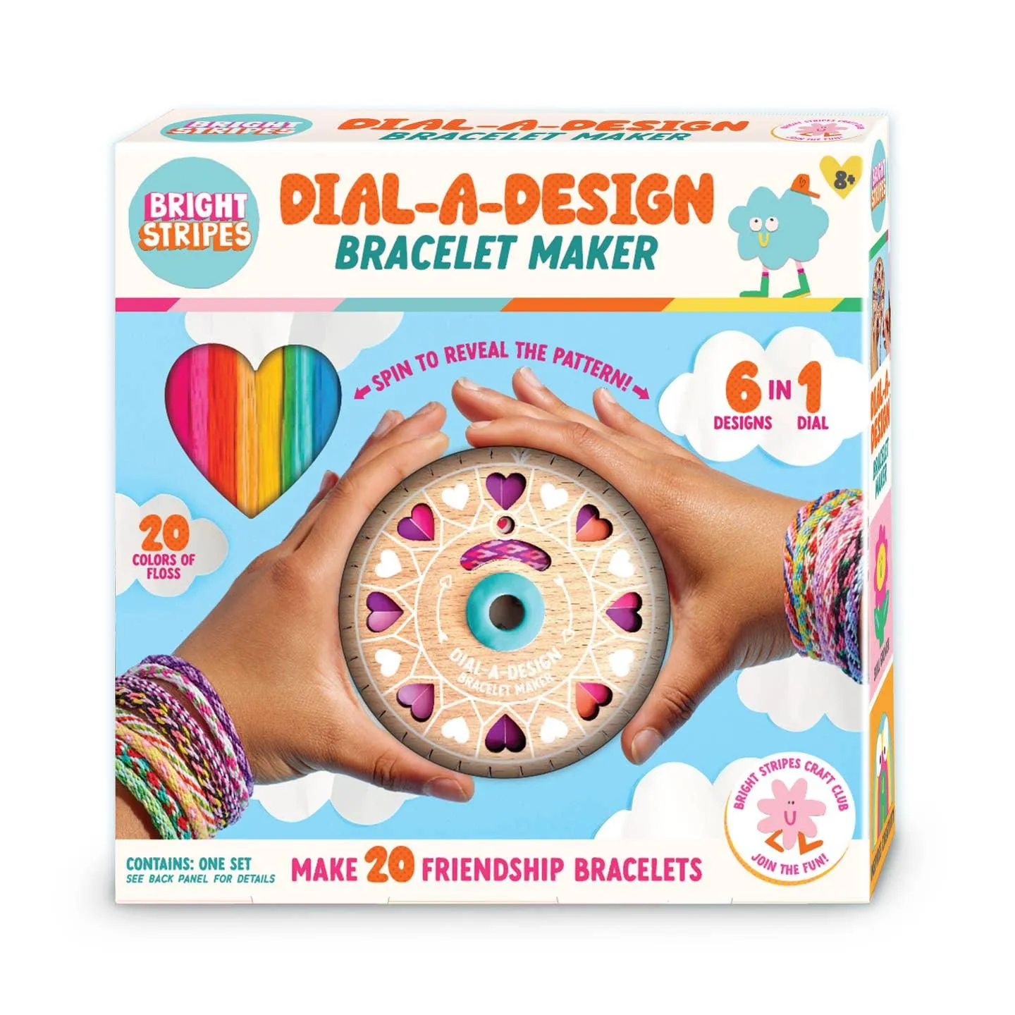 Arts and Crafts | Dial- A- Design Bracelet Maker | Bright Stripes