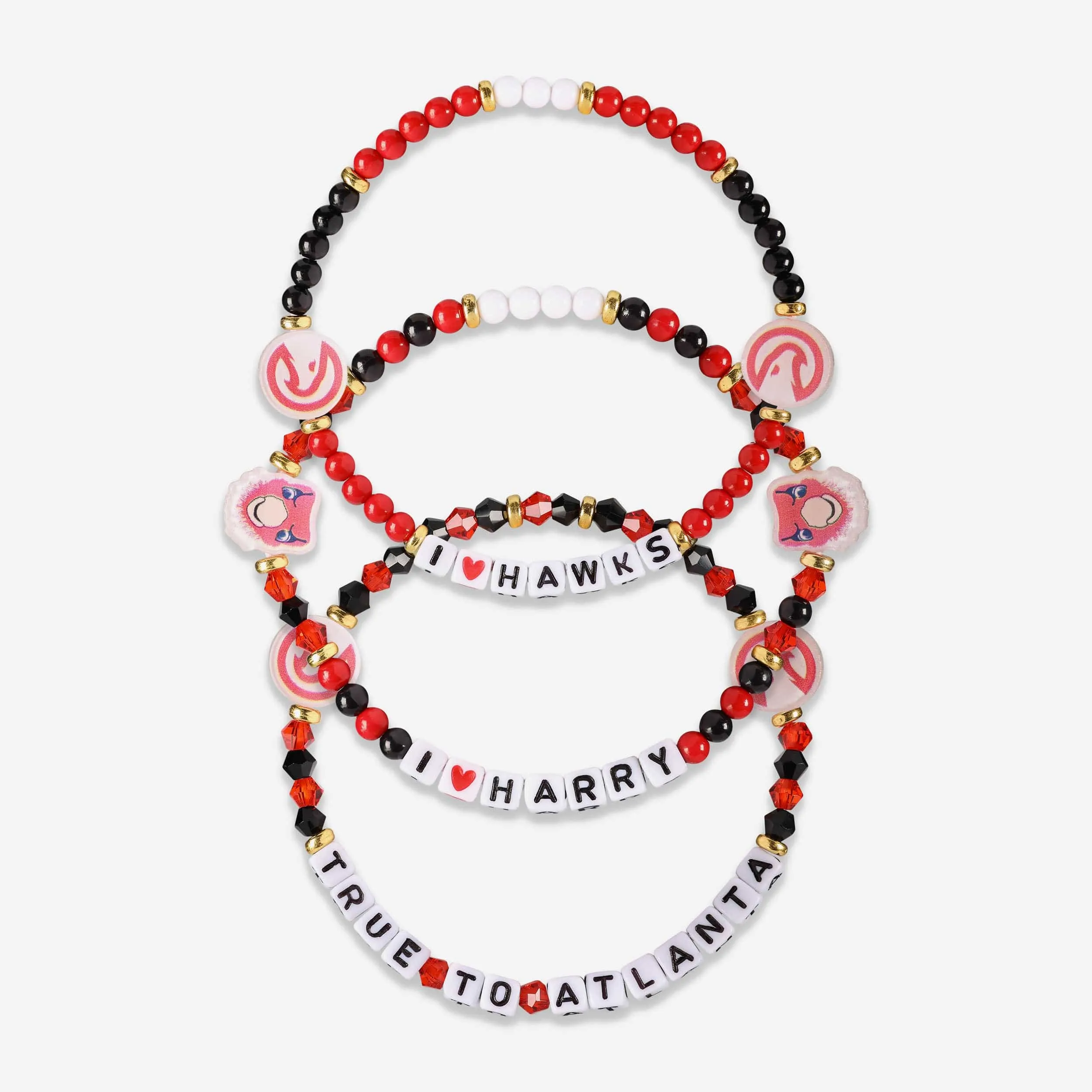 Atlanta Hawks 3 Pack Friendship Bracelet