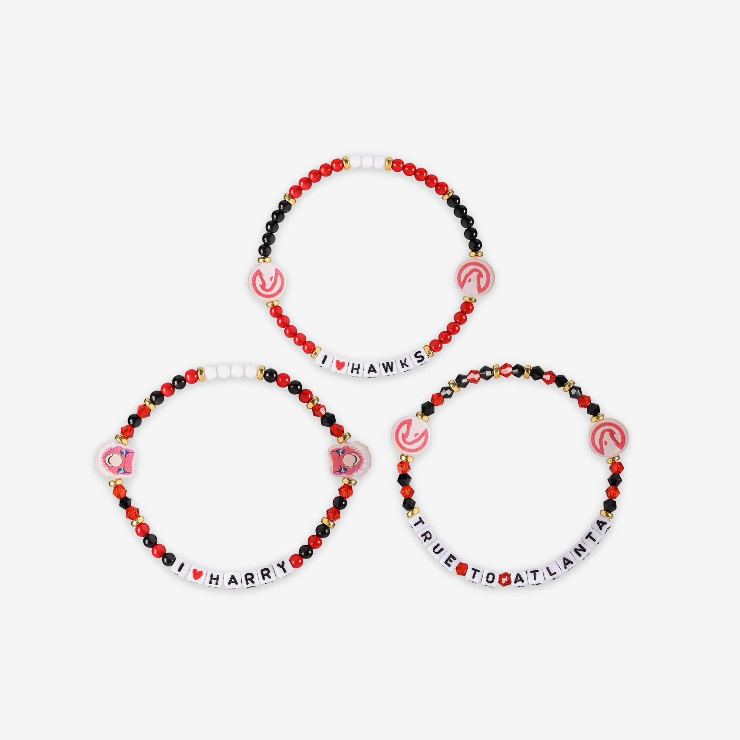 Atlanta Hawks 3 Pack Friendship Bracelet