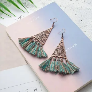 Atlantis Mermaid Tassel Earrings