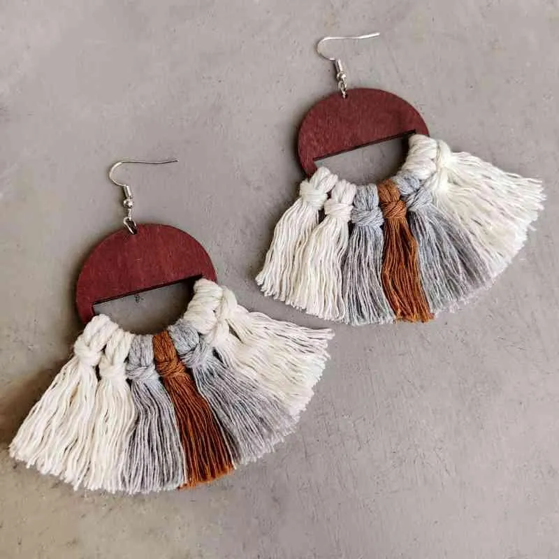 Attractive Everyday Tassel Drop Earrings
