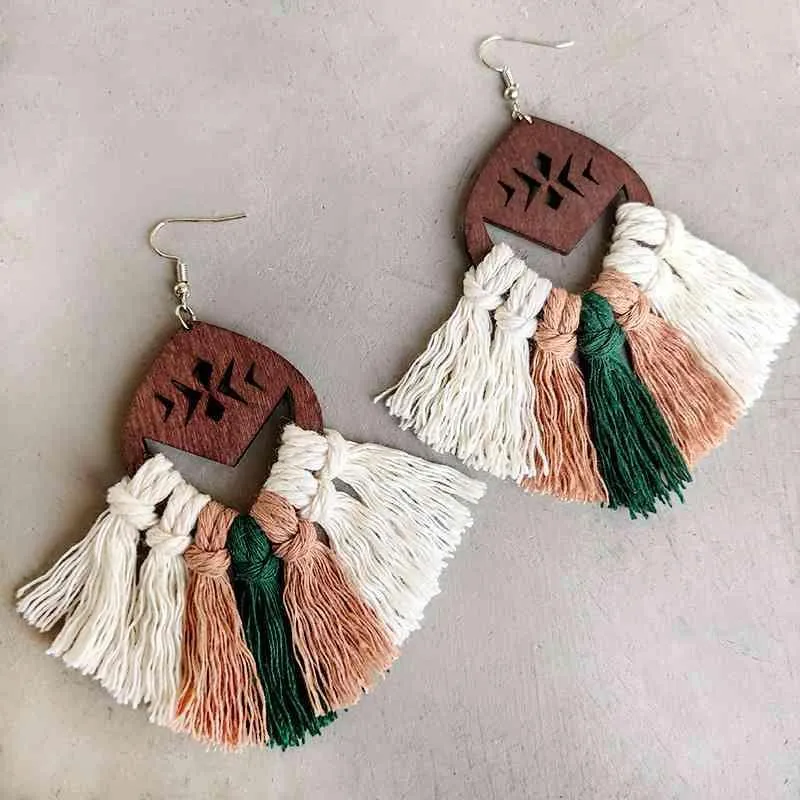Attractive Everyday Tassel Drop Earrings