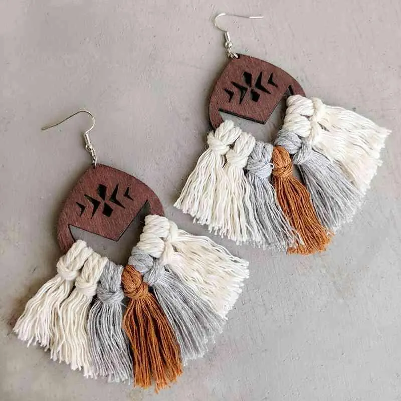 Attractive Everyday Tassel Drop Earrings