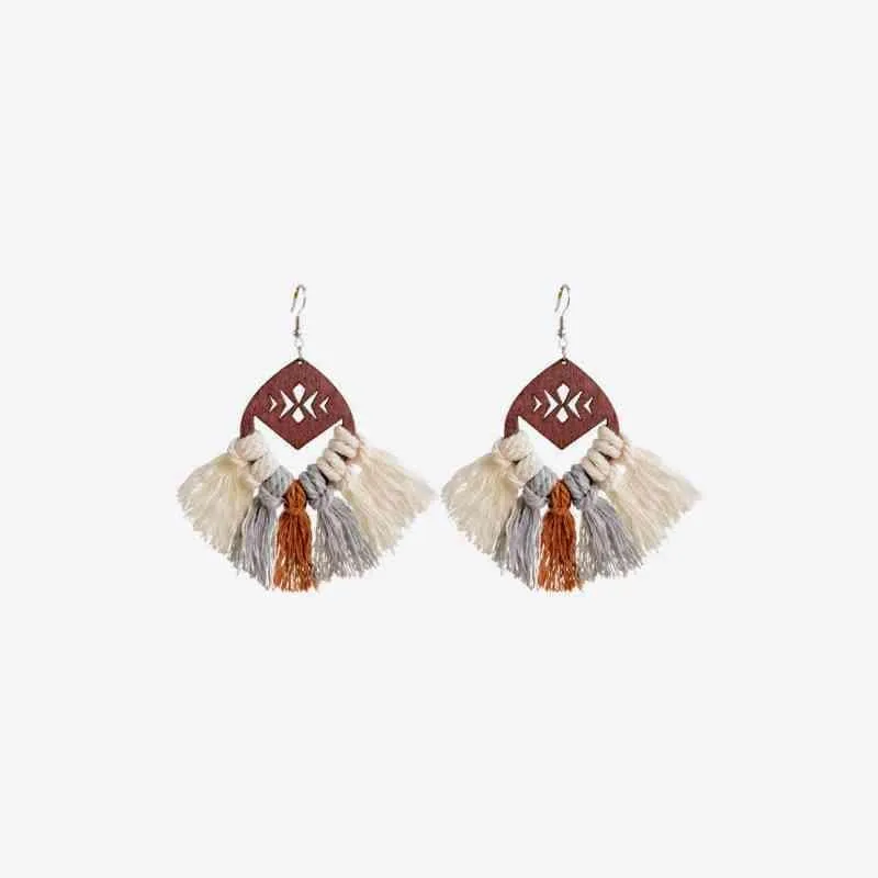 Attractive Everyday Tassel Drop Earrings