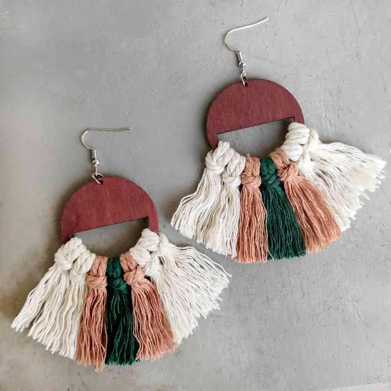 Attractive Everyday Tassel Drop Earrings