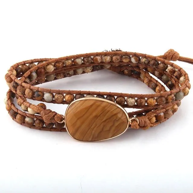 Bahamian Handmade 3 Strand Wrap Bracelet