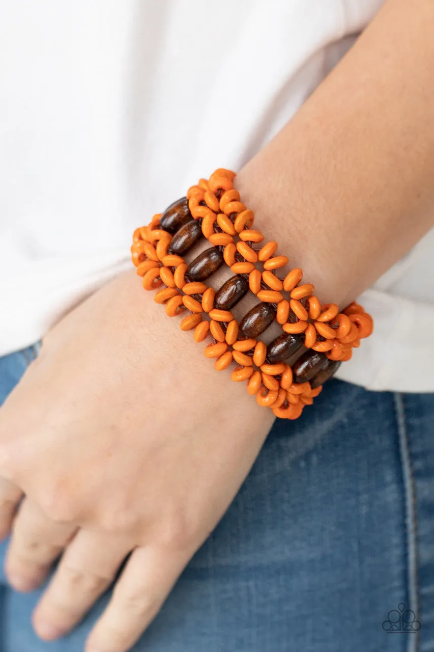Bali Beach Retreat Orange Paparazzi Bracelet