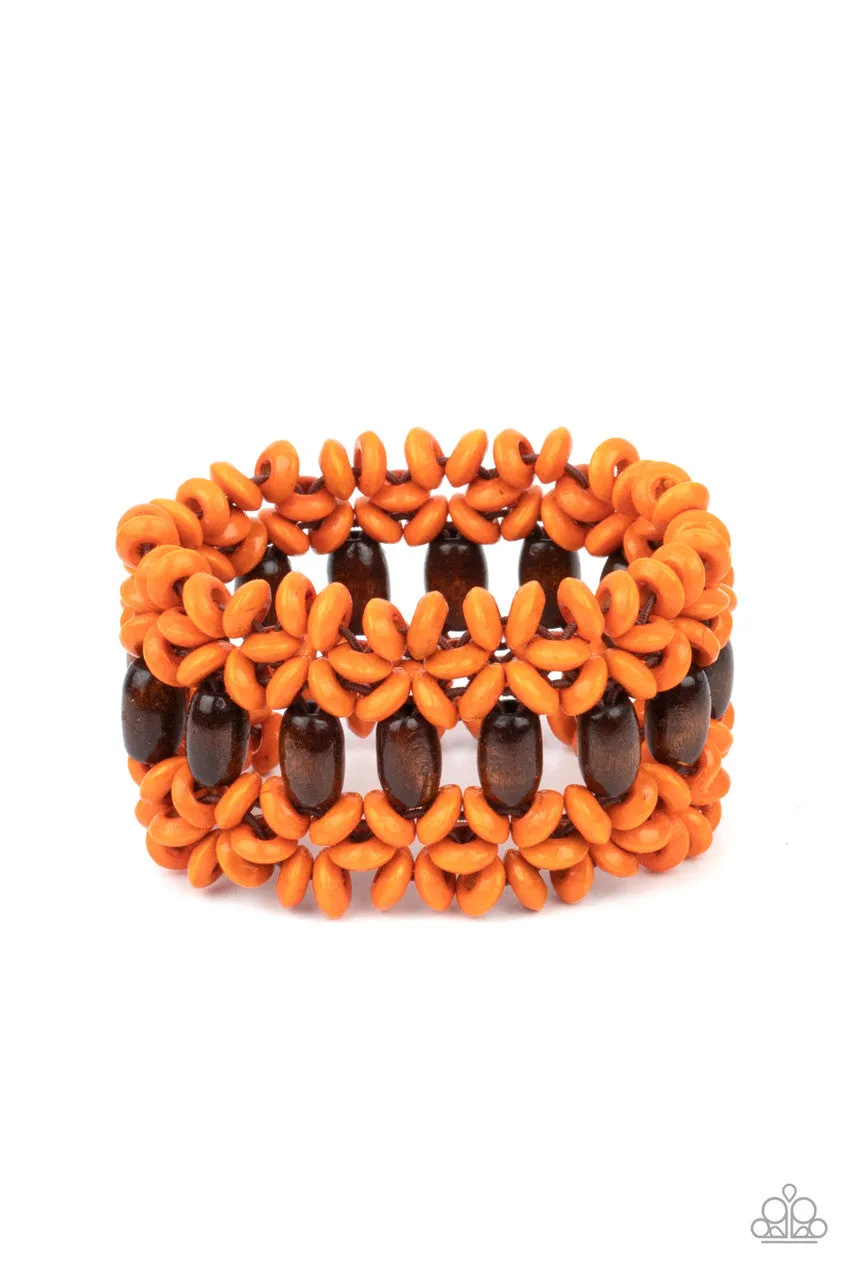 Bali Beach Retreat Orange Paparazzi Bracelet