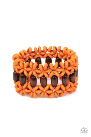 Bali Beach Retreat Orange Paparazzi Bracelet