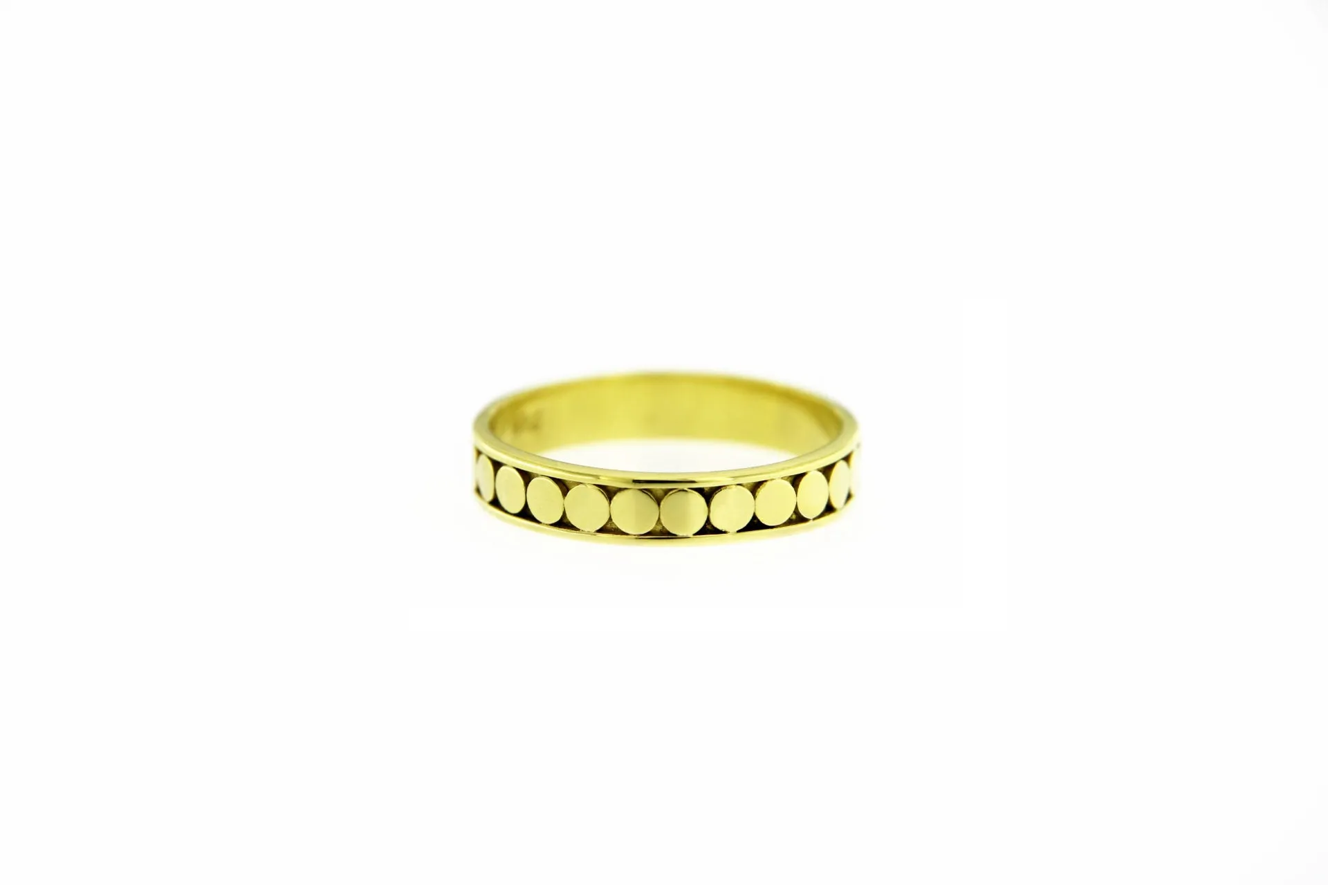 Bali gold simple ring
