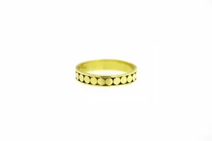 Bali gold simple ring