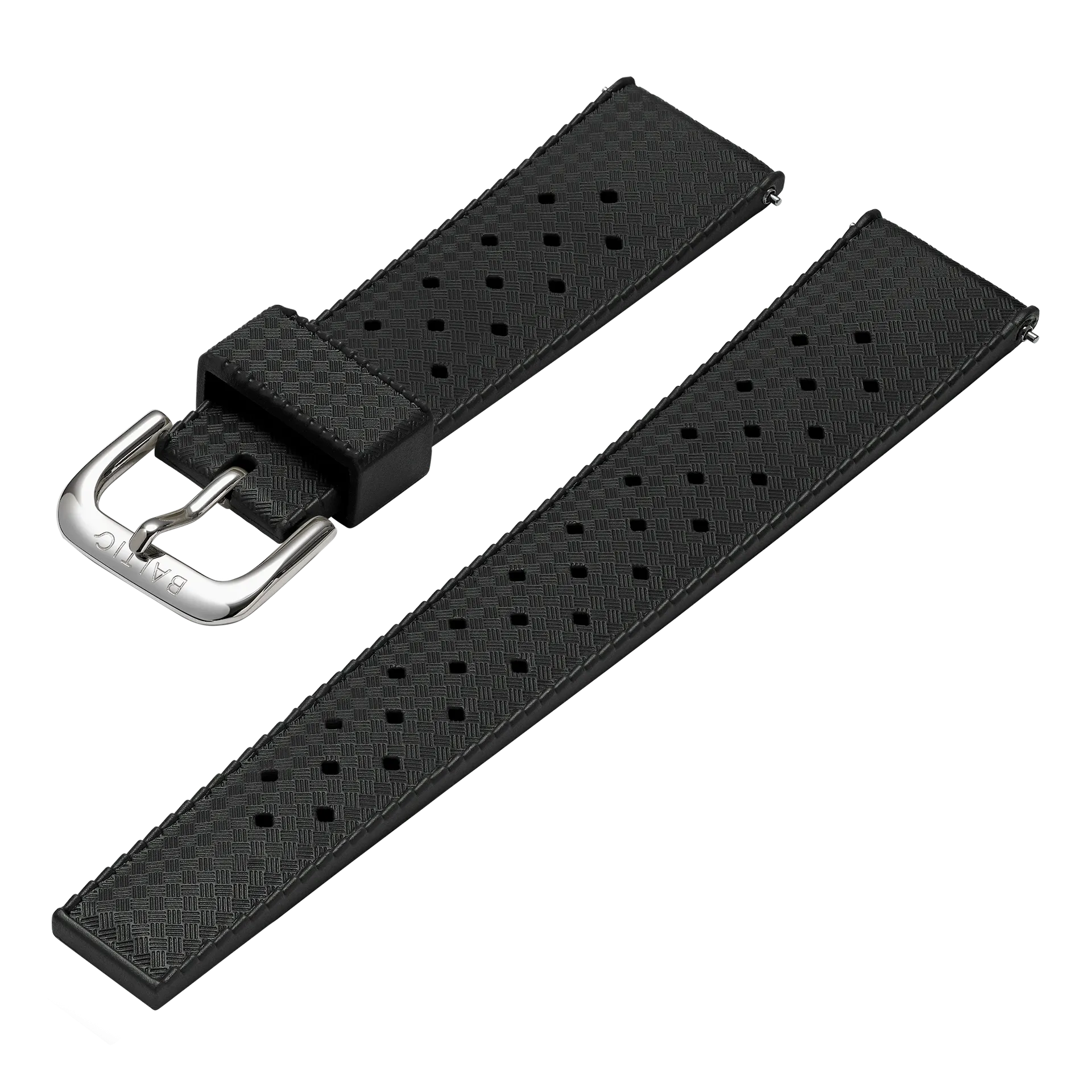 Baltic Rubber Strap - Tropic Black