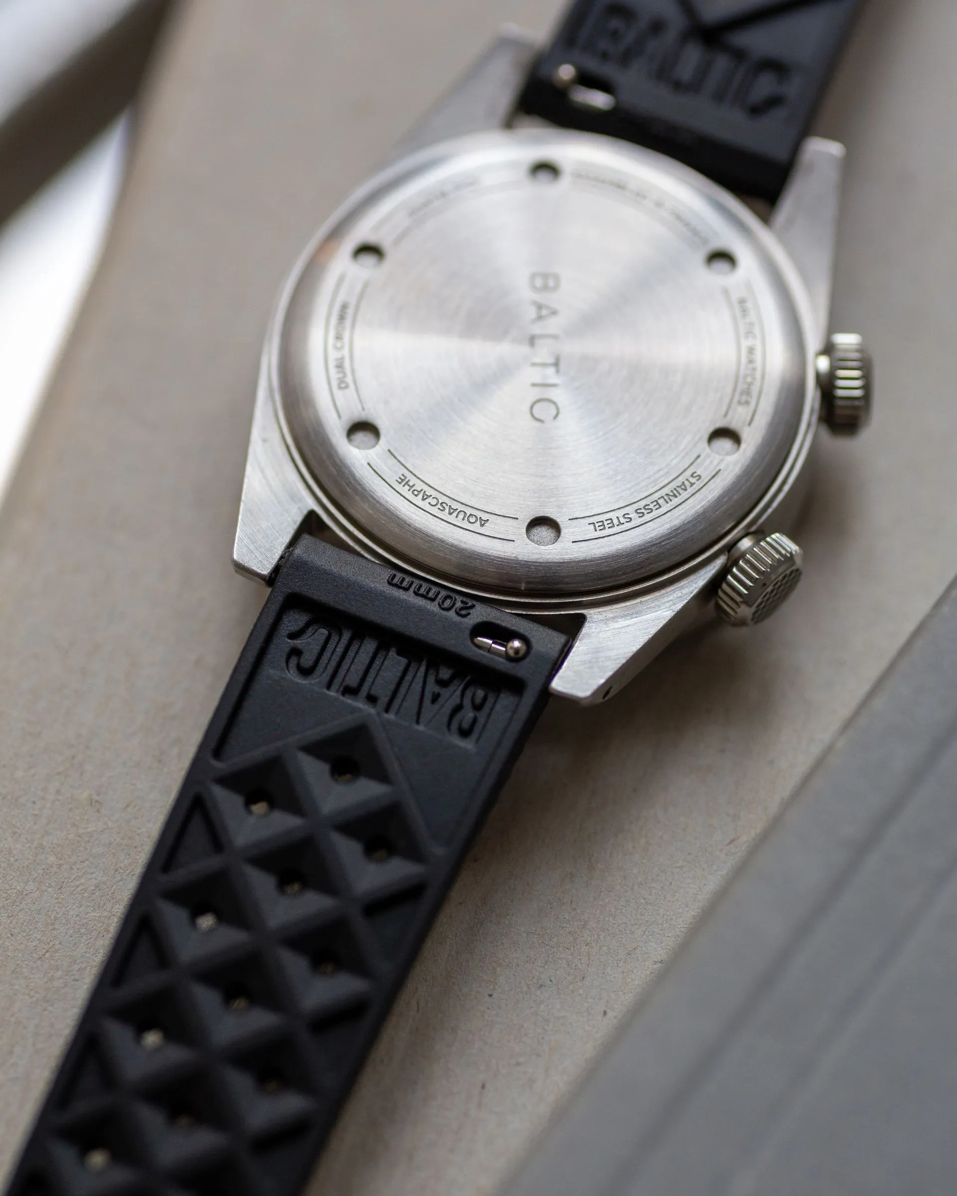 Baltic Rubber Strap - Tropic Black