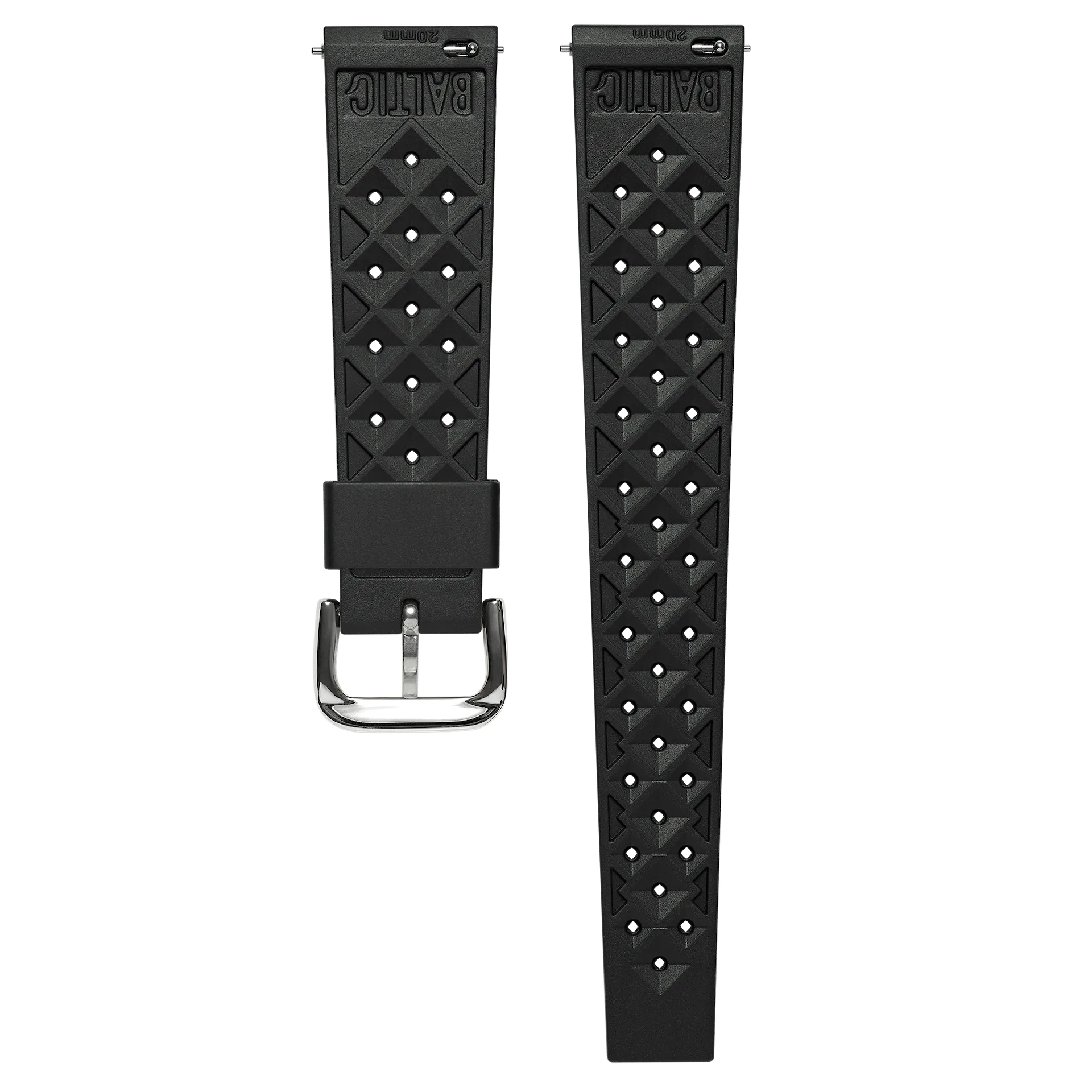 Baltic Rubber Strap - Tropic Black