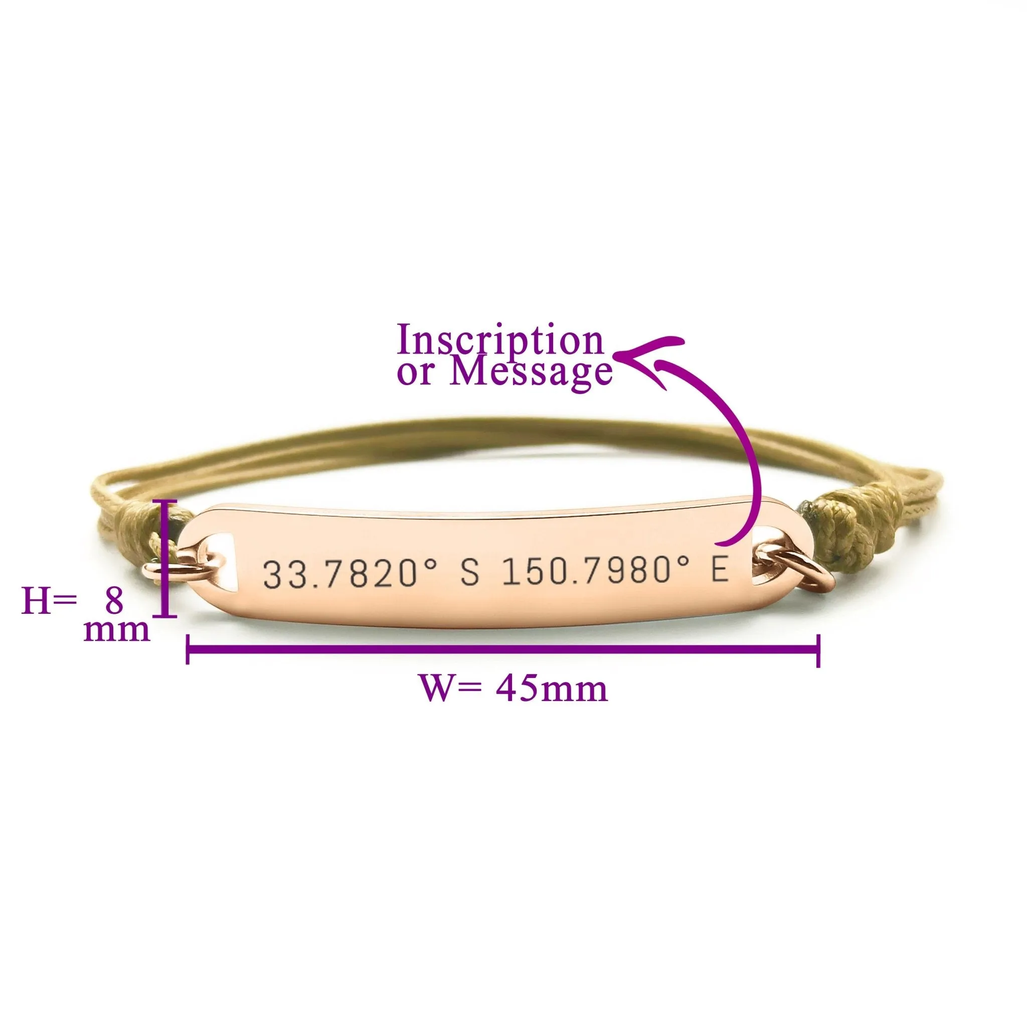 Bar Cord Bracelet