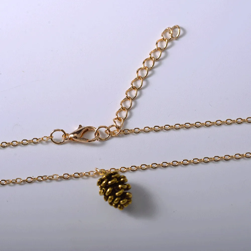 Beautiful Cute Acorn Plants Necklaces Pendants Fashion Jewelry