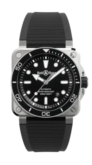BELL & ROSS BR 03 DIVER BLACK STEEL