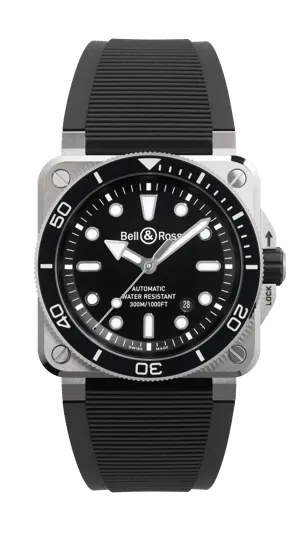 BELL & ROSS BR 03 DIVER BLACK STEEL