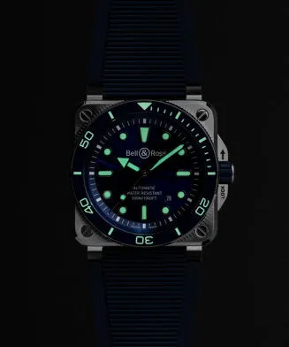 BELL & ROSS BR 03 DIVER BLUE STEEL