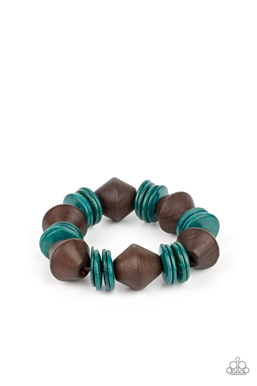 Bermuda Boardwalk Blue Paparazzi Bracelet