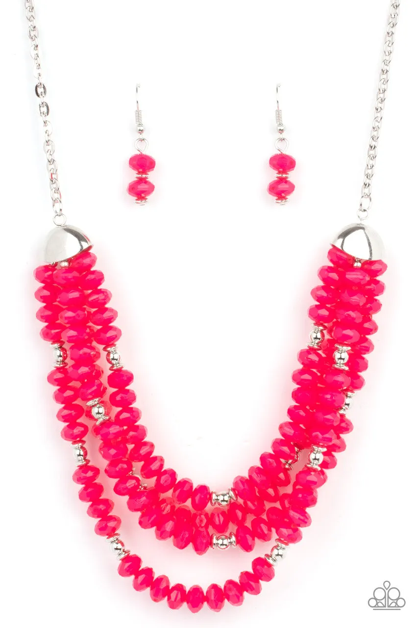 Best POSH-ible Taste Pink Paparazzi Necklace