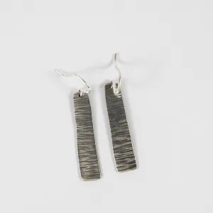 Birch Bark Strip Earrings