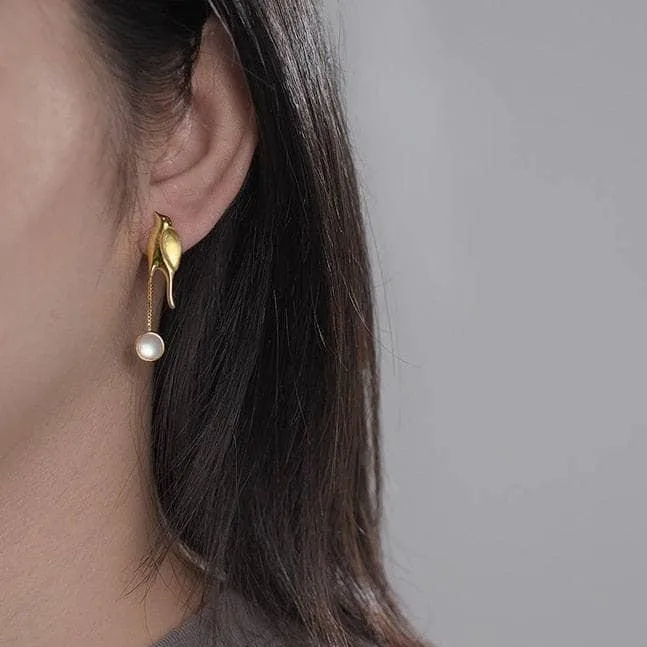 Bird Tassel Dangle Earrings