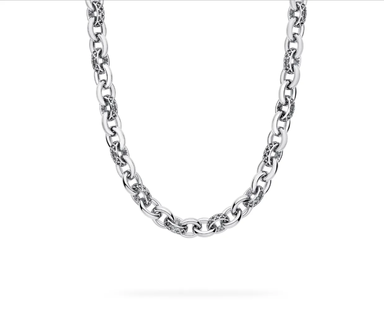 Birks Muse 19-Inch Silver Chain Necklace