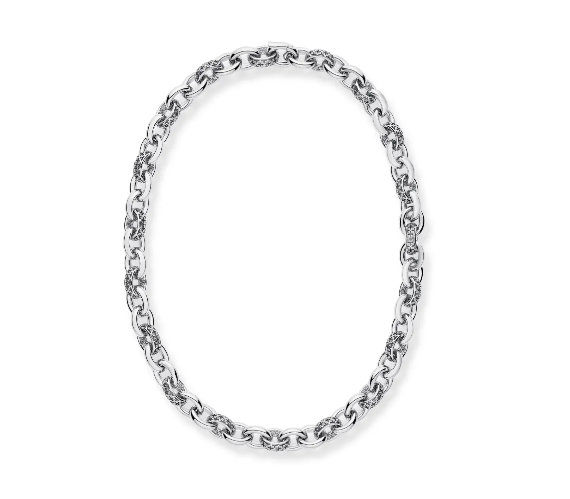 Birks Muse 19-Inch Silver Chain Necklace