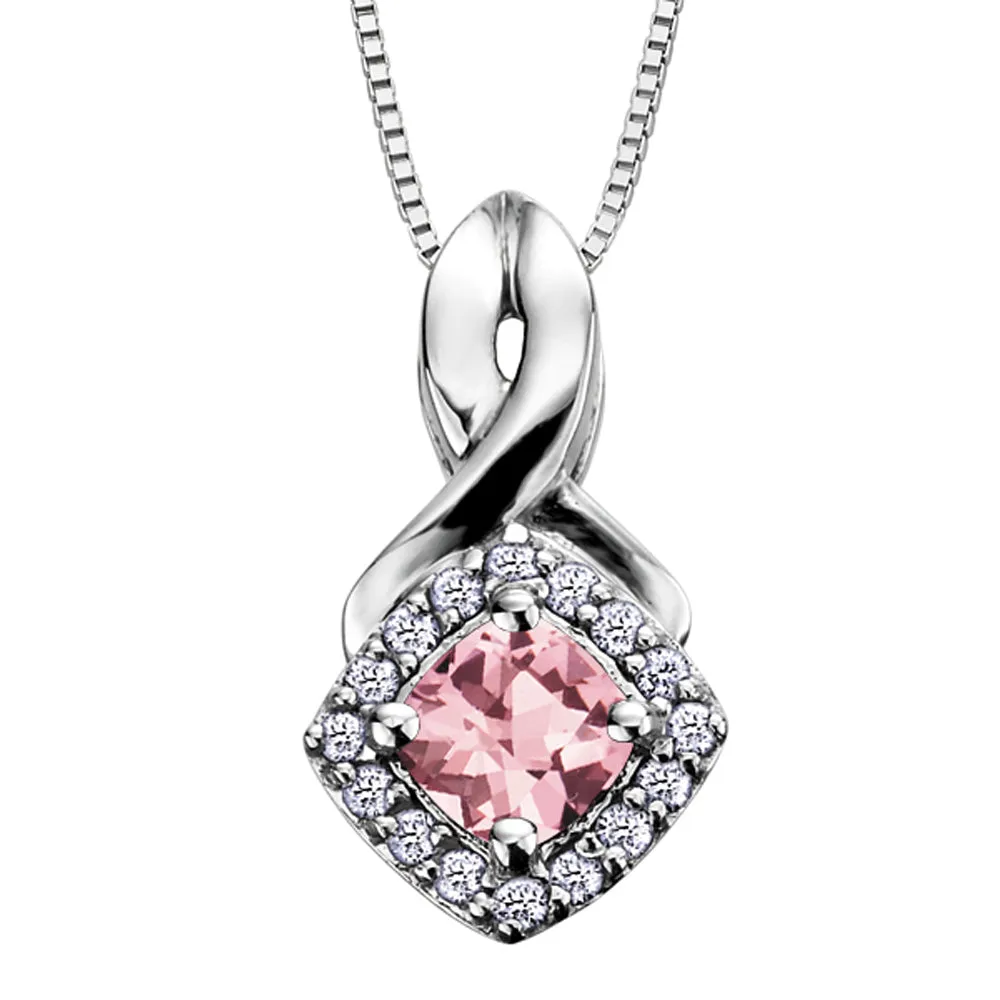 Birthstone and Diamond Pendants