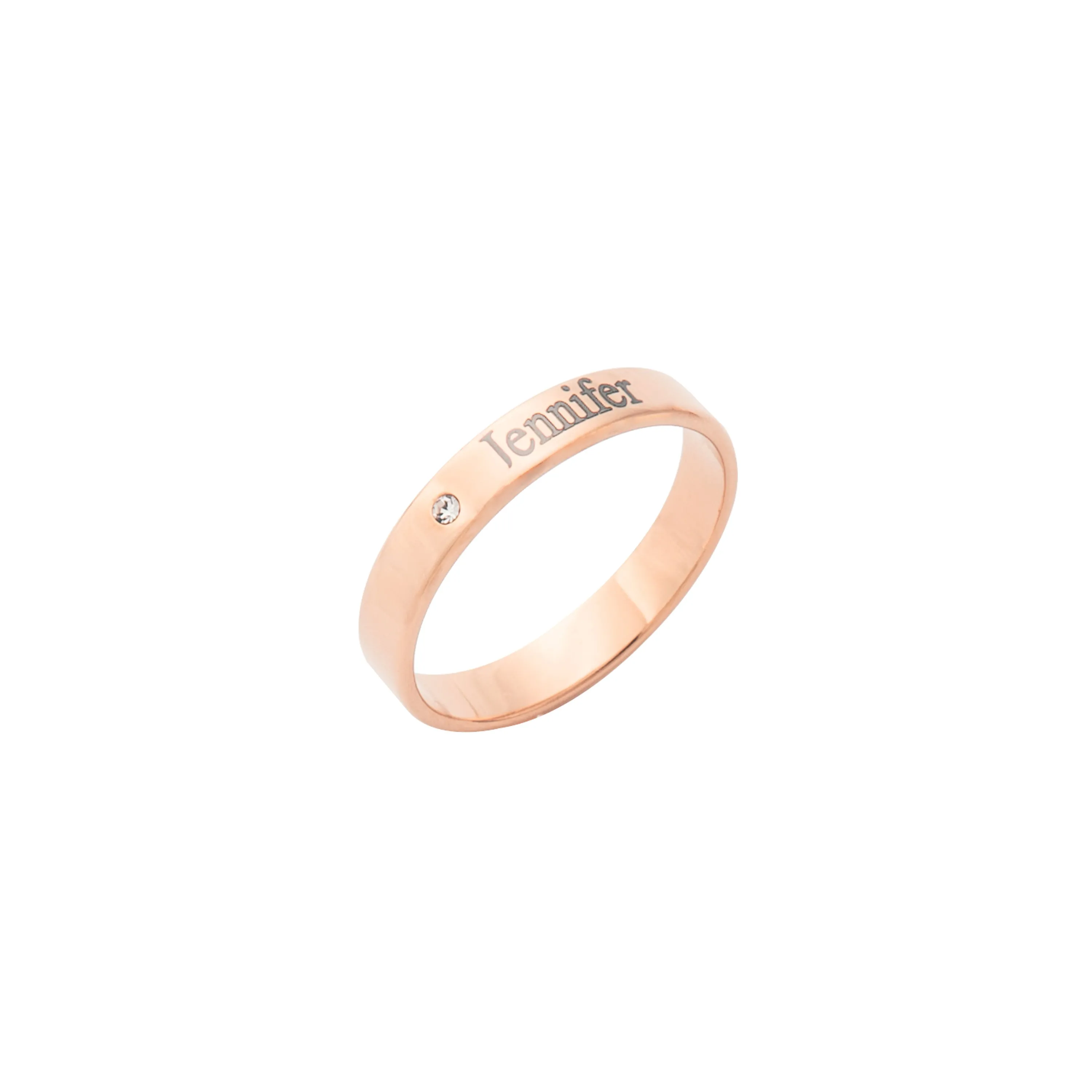 Birthstone Name Ring