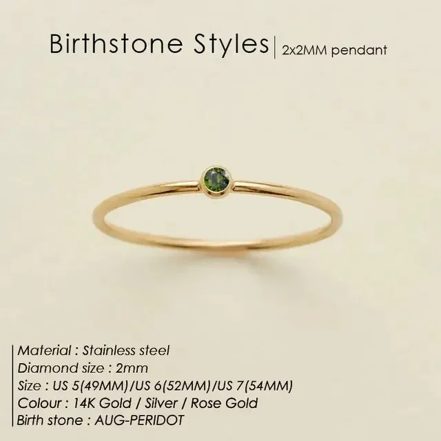Birthstone Ring