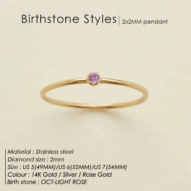 Birthstone Ring