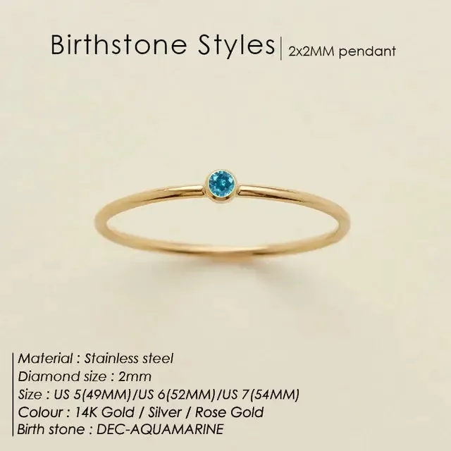 Birthstone Ring
