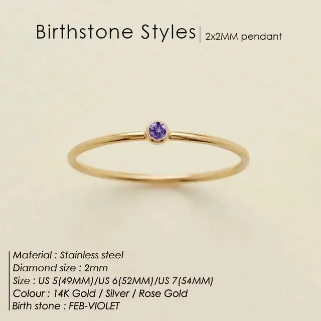 Birthstone Ring