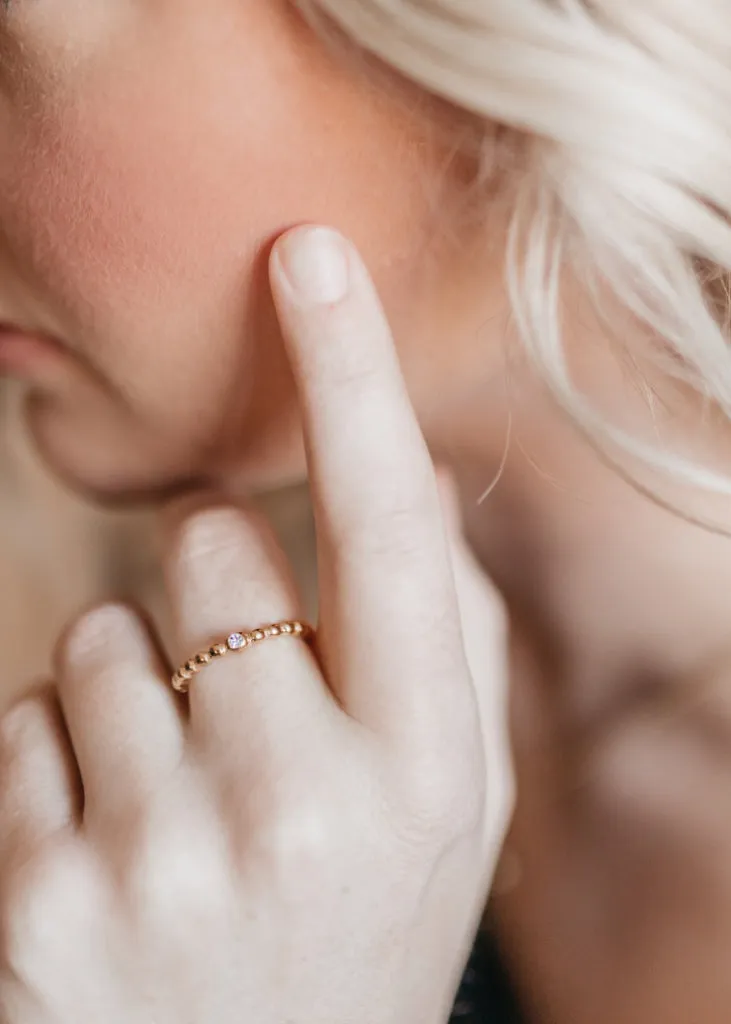 Birthstone Stacking Ring